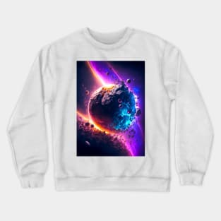 Cosmic Whirlwind: Enchanted Landscapes Crewneck Sweatshirt